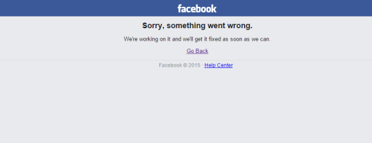 facebook is down